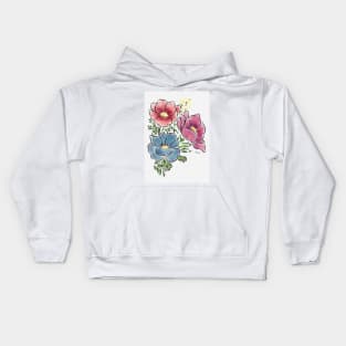 Anemone flower Kids Hoodie